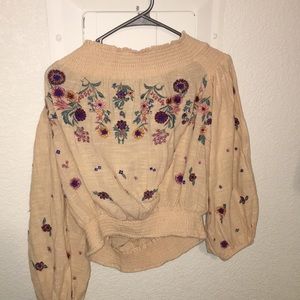 Cute floral crop top set of 2